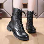 UrbanEdge™ Women's Combat Leather Boots