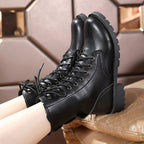 UrbanEdge™ Women's Combat Leather Boots