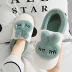 Cozy Bunny Slides for Women