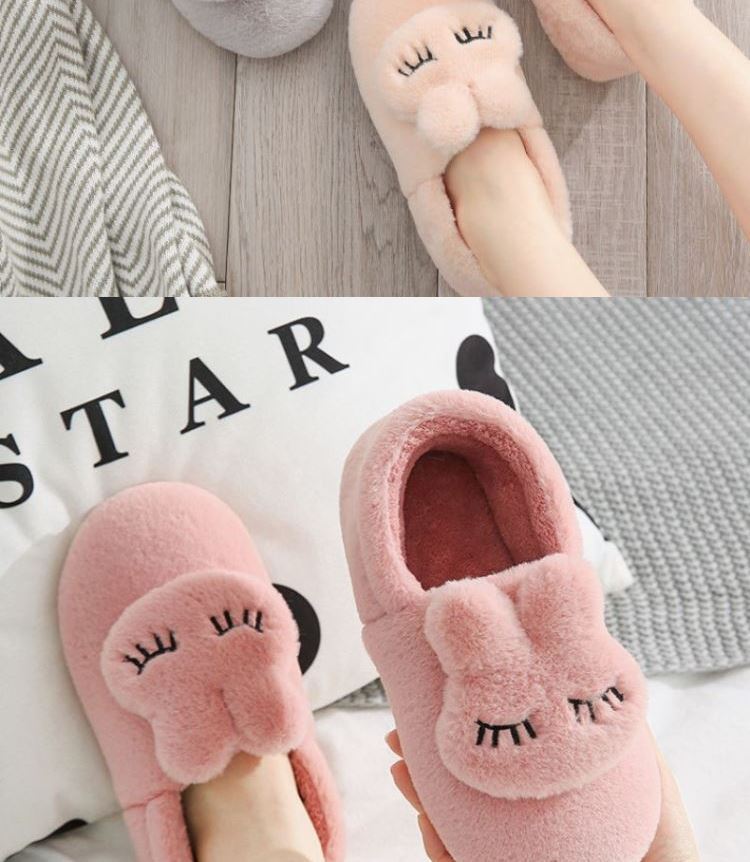 Cozy Bunny Slides for Women