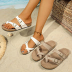 Coastal Comfort Buckle Sandals