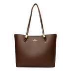 RoyaleCraft™ Classic Brown Leather Tote