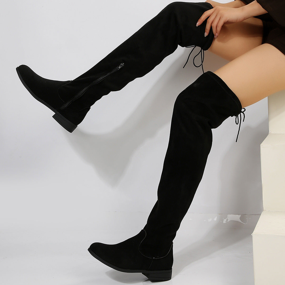 VelvetRise™ Over-the-Knee Suede Boots