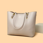 RoyaleCraft™ Classic Brown Leather Tote