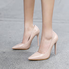 Elegance Glossy Pointed-Toe Stiletto Heels for Women