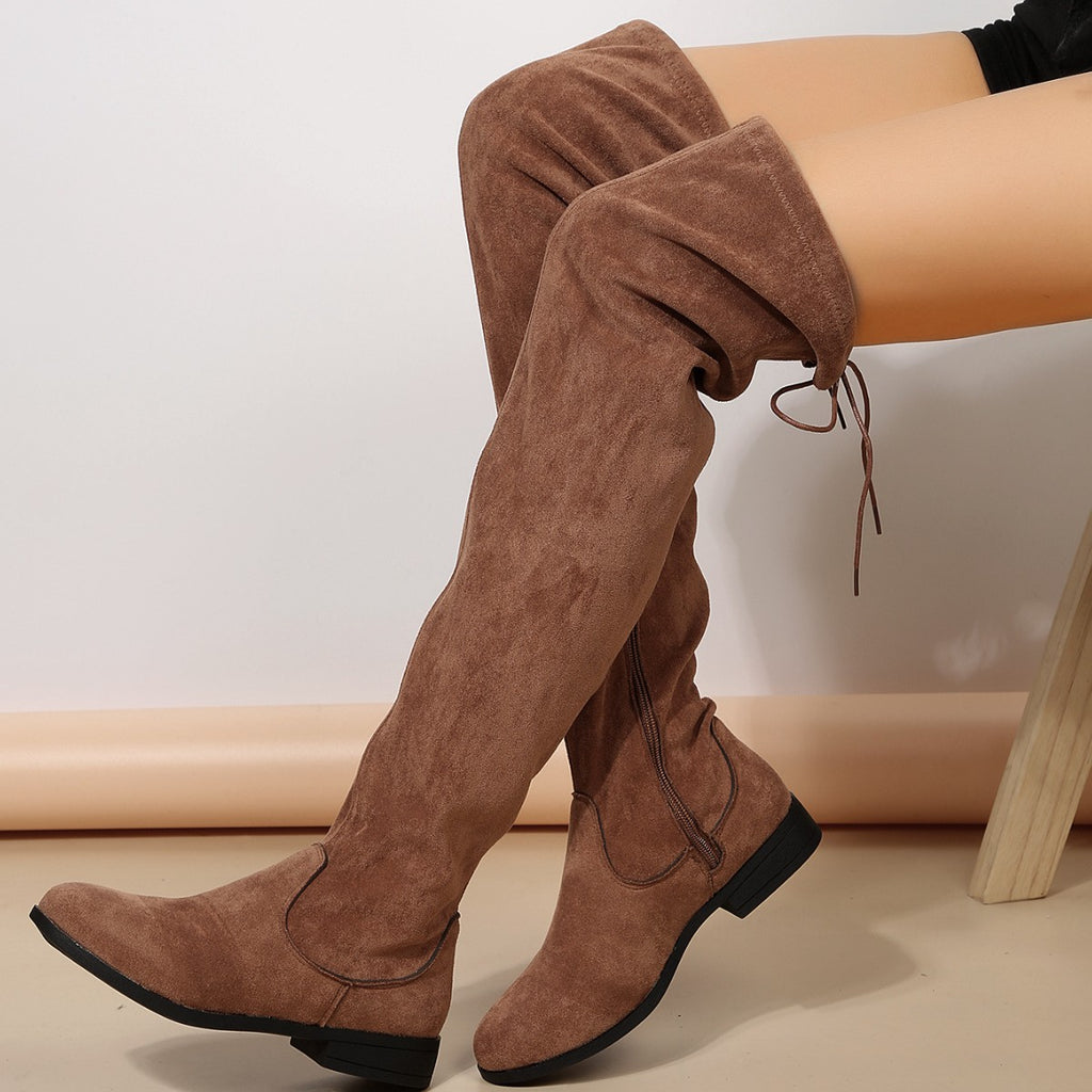 VelvetRise™ Over-the-Knee Suede Boots