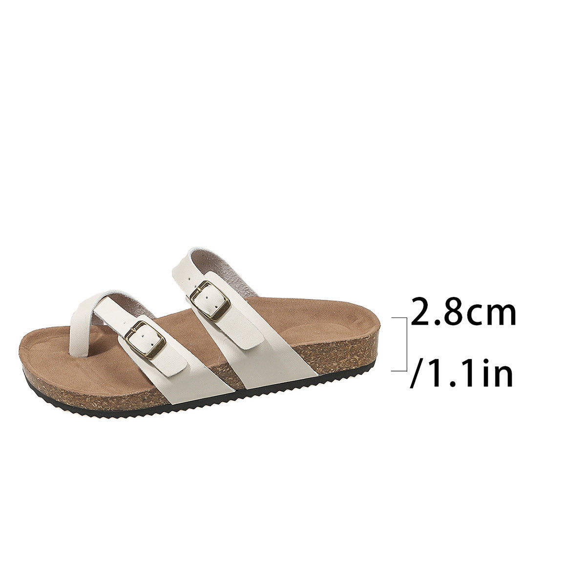 Coastal Comfort Buckle Sandals