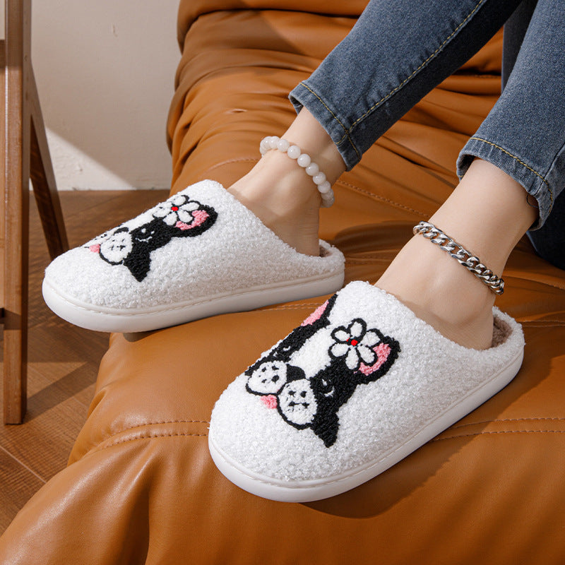 Men And Women Colored ogs Cartoon Cotton Slippers