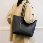 EleganceSoft™ Minimalist Leather Tote Bag