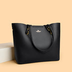 RoyaleCraft™ Classic Brown Leather Tote